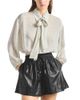 Derek Lam 10 Crosby Derek Lam 10 Crosby Emily Tie Neck Top - 1