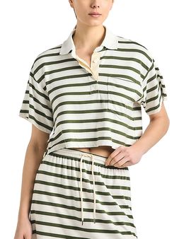 Derek Lam 10 Crosby Derek Lam 10 Crosby Indira Striped Polo Shirt