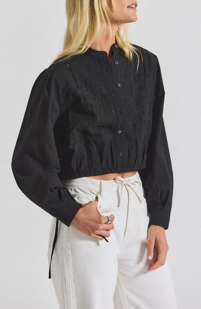 Derek Lam 10 Crosby Derek Lam 10 Crosby Malory Garden Tile Cotton Eyelet Button-Up Shirt