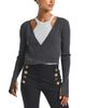 Derek Lam 10 Crosby Derek Lam 10 Crosby Maren Wrap V Neck Cardigan Sweater - 1