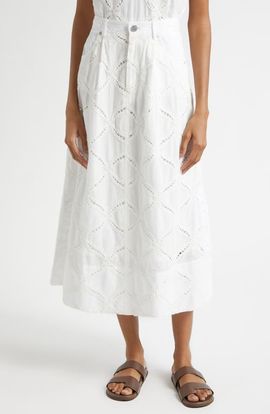 Derek Lam 10 Crosby Derek Lam 10 Crosby Nydia Cotton Eyelet Skirt