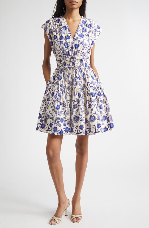 Derek Lam 10 Crosby - Tora Floral Poplin Fit & Flare Dress