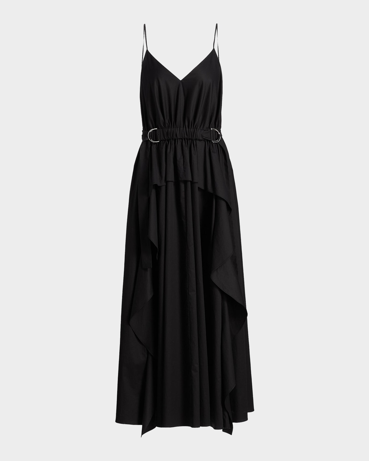 Derek Lam 10 Crosby Hattie Cotton Sateen Midi Dress