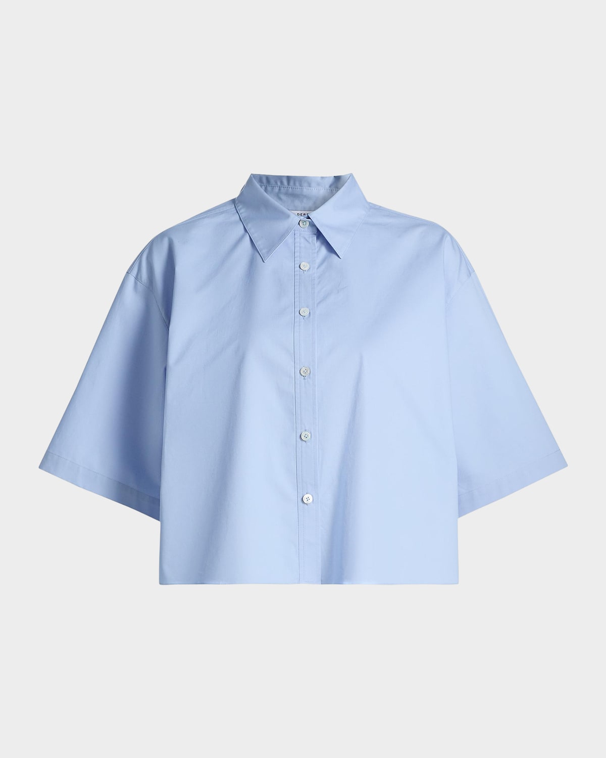 Derek Lam 10 Crosby Olivia Cotton Crop Shirt
