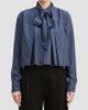 Derek Lam 10 Crosby Women's Aiden Striped Poplin Tieneck Blouse - 2