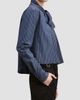 Derek Lam 10 Crosby Women's Aiden Striped Poplin Tieneck Blouse - 3