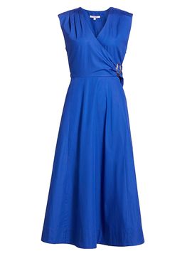 Derek Lam 10 Crosby Women's Aimee Wrap Midi-Dress