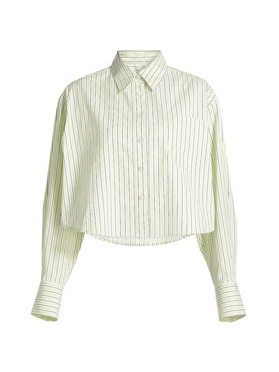 Derek Lam 10 Crosby Women's Evelina Boxy-Fit Shirt