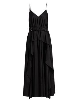 Derek Lam 10 Crosby Women's Hattie Cotton Sateen Midi-Dress
