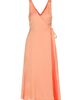 Derek Lam 10 Crosby Women's Kathleen Satin Sleeveless Wrap Midi-Dress - 1