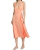 Derek Lam 10 Crosby Women's Kathleen Satin Sleeveless Wrap Midi-Dress - 2