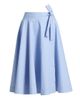 Derek Lam 10 Crosby Women's Sage Cotton-Twill Wrap Skirt - 8