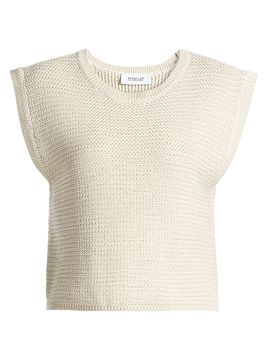 Derek Lam 10 Crosby Women's Vivienne Knit Cotton Sleeveless Top