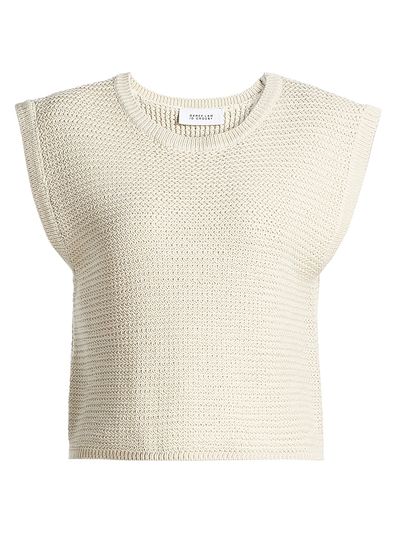 Derek Lam 10 Crosby Women's Vivienne Knit Cotton Sleeveless Top