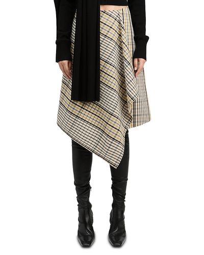 Derek Lam Derek Lam 10 Crosby Alexander Drape Front Asymmetric Skirt
