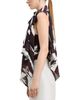Derek Lam Derek Lam Alva Crepe de Chine High Neck Asymmetric Top - 5