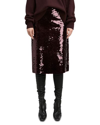Derek Lam Derek Lam Benjamin Paillette Midi Pencil Skirt