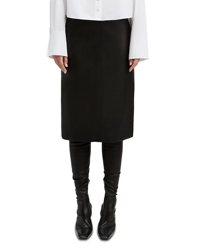 Derek Lam Derek Lam Ian Paper Leather Pencil Skirt