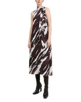 Derek Lam Derek Lam Karlie Crepe de Chine Scarf Neck Dress