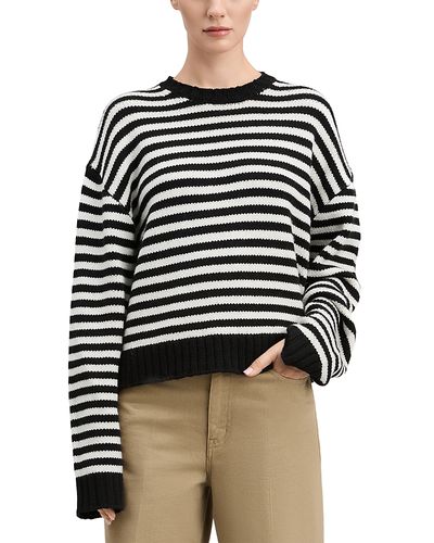 Derek Lam Derek Lam Nicholas Wool Striped Crewneck Sweater