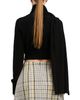 Derek Lam Derek Lam Tina Wool & Cashmere Scarf Neck Cardigan - 3