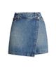 Derek Lam Women's Ana Denim Asymmetric Miniskirt - 1