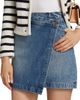 Derek Lam Women's Ana Denim Asymmetric Miniskirt - 6