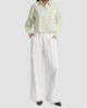 Derek Lam Women's Archer Twill Wide-Leg Self-Belt Pants - 2