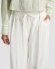 Derek Lam Women's Archer Twill Wide-Leg Self-Belt Pants - 6