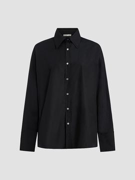 Derek Lam Women's Carine Snap-Detail Cotton Poplin Shirt