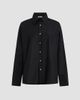 Derek Lam Women's Carine Snap-Detail Cotton Poplin Shirt - 5