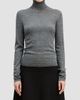 Derek Lam Women's David Mercerized Wool-Cashmere Turtleneck Top - 4