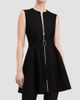 Derek Lam Women's Deeda Ponte Zip-Front Mini Dress - 2