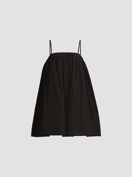 Derek Lam Women's Dominic Cotton Poplin Trapeze Minidress
