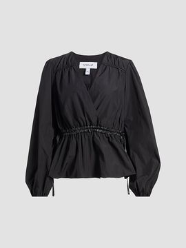 Derek Lam Women's Dominica V-Neck Blouse