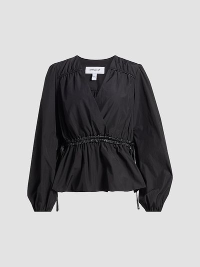 Derek Lam Women's Dominica V-Neck Blouse