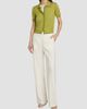 Derek Lam Women's Dorella Featherweight Silk-Cotton Polo Top - 2