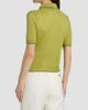 Derek Lam Women's Dorella Featherweight Silk-Cotton Polo Top - 5