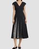 Derek Lam Women's Ella Pleated Cotton Midi-Dress - 3