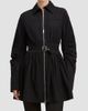 Derek Lam Women's Ethan Crinkle Cotton-Nylon Mini Dress - 4