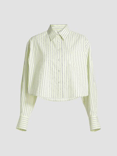 Derek Lam Women's Evelina Boxy-Fit Shirt