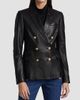 Derek Lam Women's Franklin Double-Breasted Leather Jacket - 3