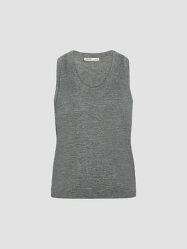 Derek Lam Women's Grayson Mercerized Wool-Cashmere Knit Tank