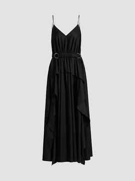 Derek Lam Women's Hattie Cotton Sateen Midi-Dress