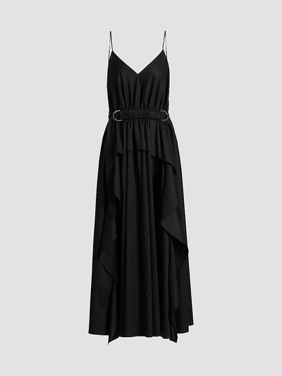 Derek Lam Women's Hattie Cotton Sateen Midi-Dress