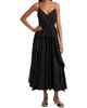Derek Lam Women's Hattie Cotton Sateen Midi-Dress - 2