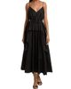 Derek Lam Women's Hattie Cotton Sateen Midi-Dress - 3