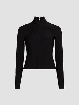 Derek Lam Women's Krini Jersey Long-Sleeve Top