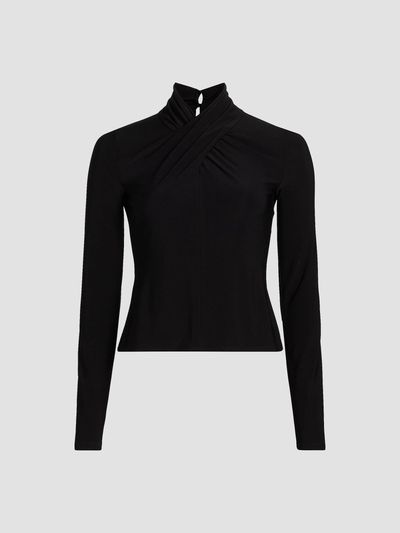 Derek Lam Women's Krini Jersey Long-Sleeve Top