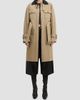 Derek Lam Women's Landon Stretch-Cotton Contrast-Collar Trench Coat - 2